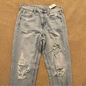 American Eagle Mom Jeans size 8 extra long - NWT